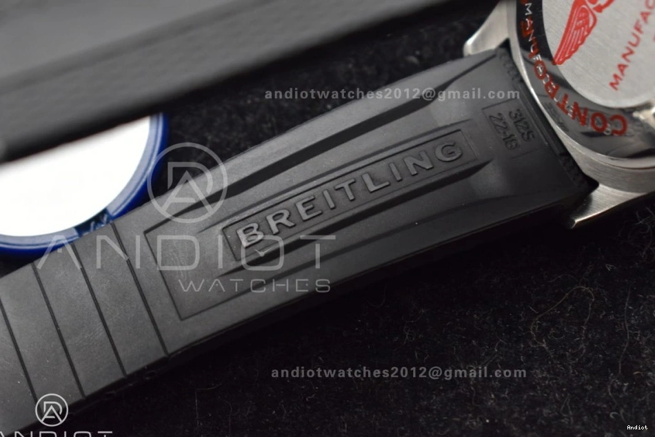 RG SuperOcean Best Strap 42 A2824 Automatic Black Rubber Edition Dial SS on Black BLSF 1:1 0211